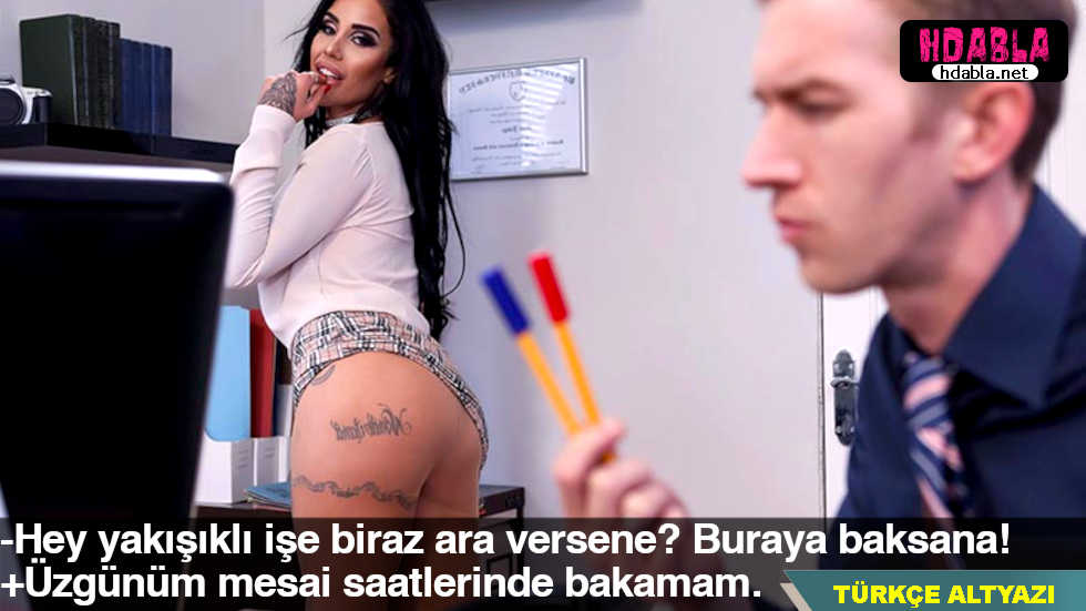 Azgın patron eteği sıyırsada yeni gelen elemanı baştan çıkaramıyor