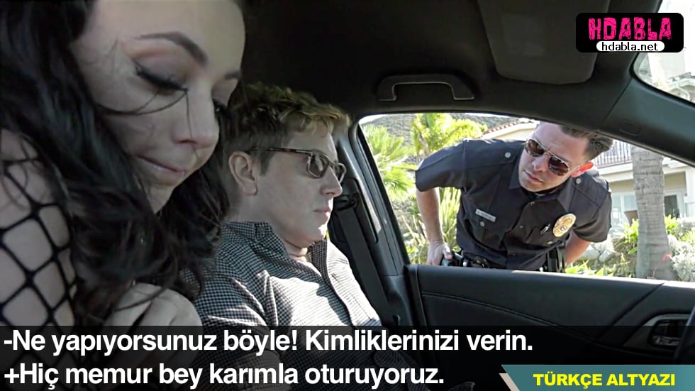 Escort kıza arabada sakso çektirirken polise yakalandı eşim dedi