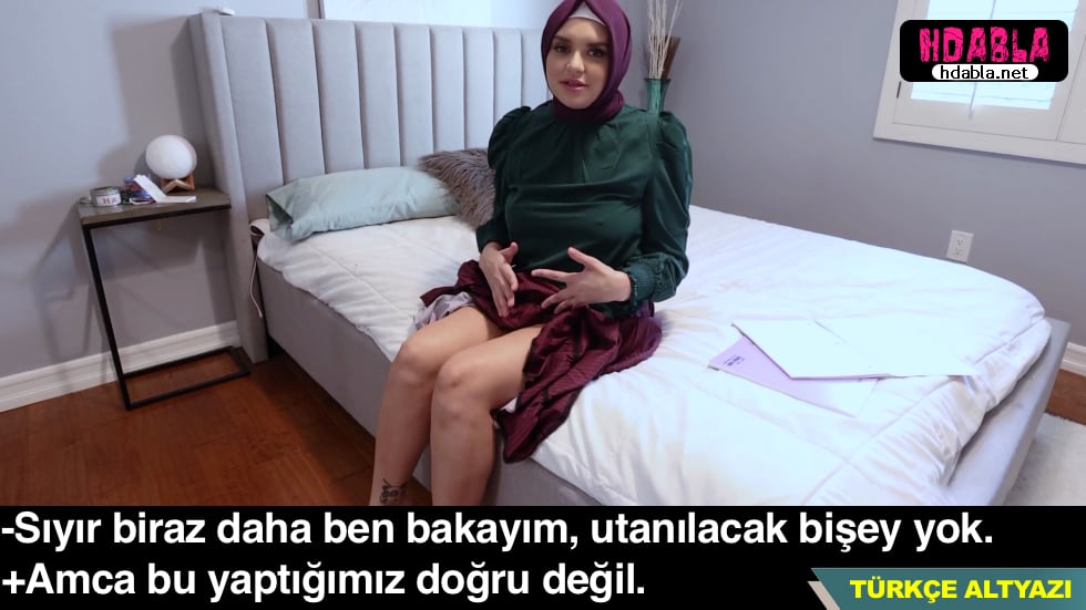 Eline erkek eli değmeyen Türbanlı yeğenini kandırıp elliyor