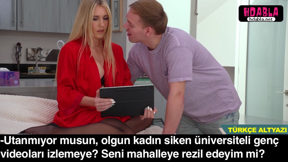 Kankamın Annesini porno izlerken yakalayınca tehdit ettim